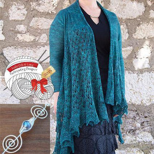 Indie Gift A Long Shawl Pin Style Spotlight: Cardigan Edition-Crafty Flutterby Creations