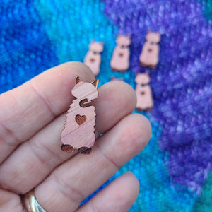 Crafty Cats - End Minders in Cedar for Knit and Crochet