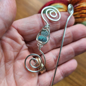 Cat Mini Shawl Pin