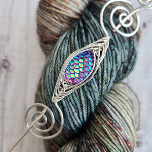 Fantasy Dragon Shawl Pin - Silver Noteworthy Limited Edition