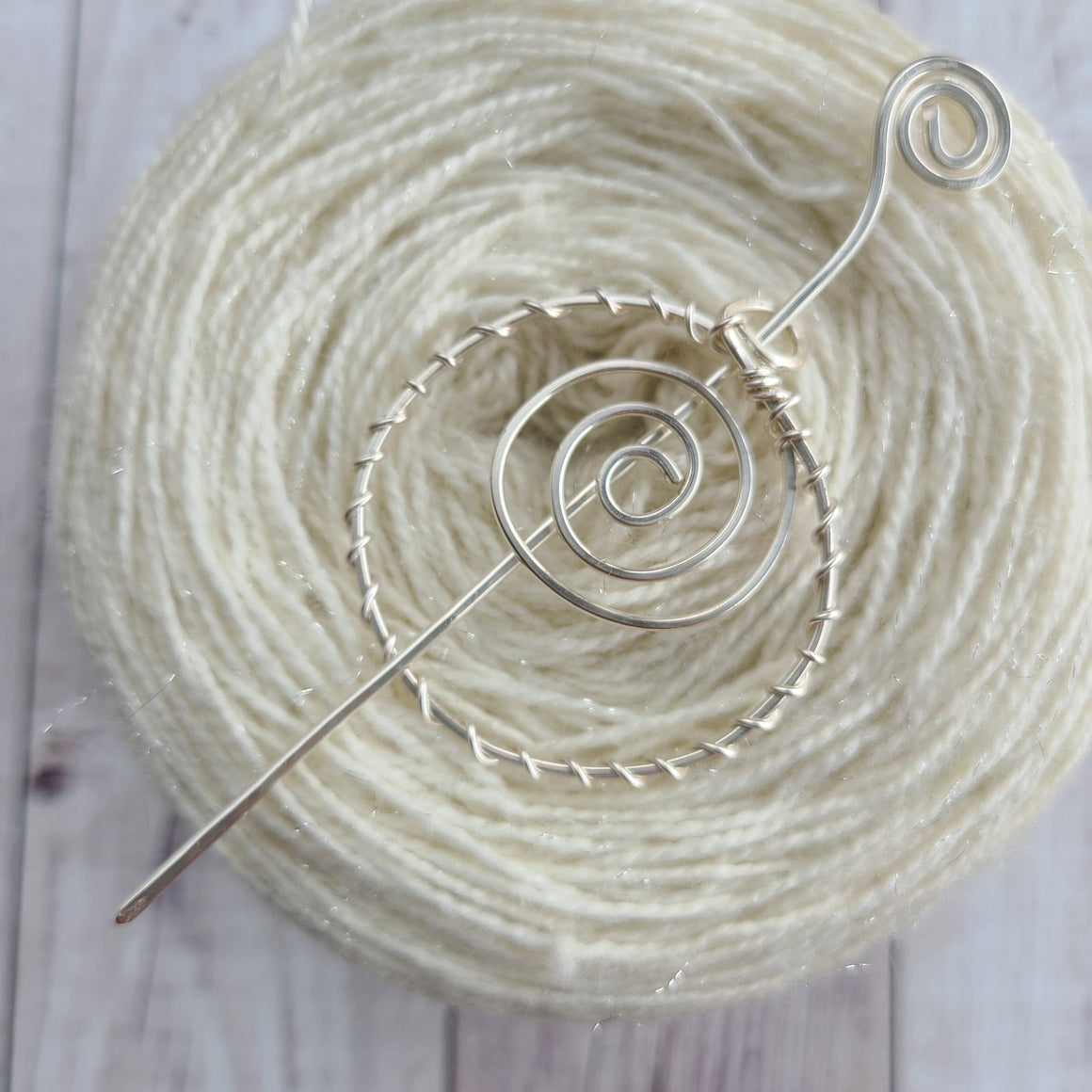 Round Silver Shawl Pin - 2020 Special Edition