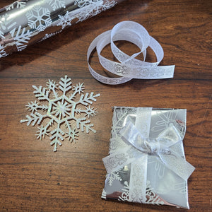 Festive Winter Gift Wrap for Christmas, Hanukkah, Winter Solstice, Etc