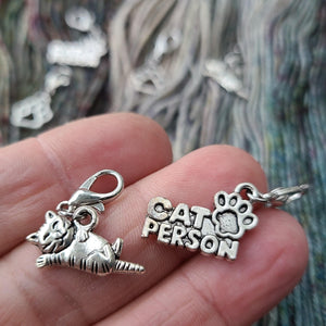 Cat Progress Keepers, Stitch Markers or Zipper Pulls - Limited Edition