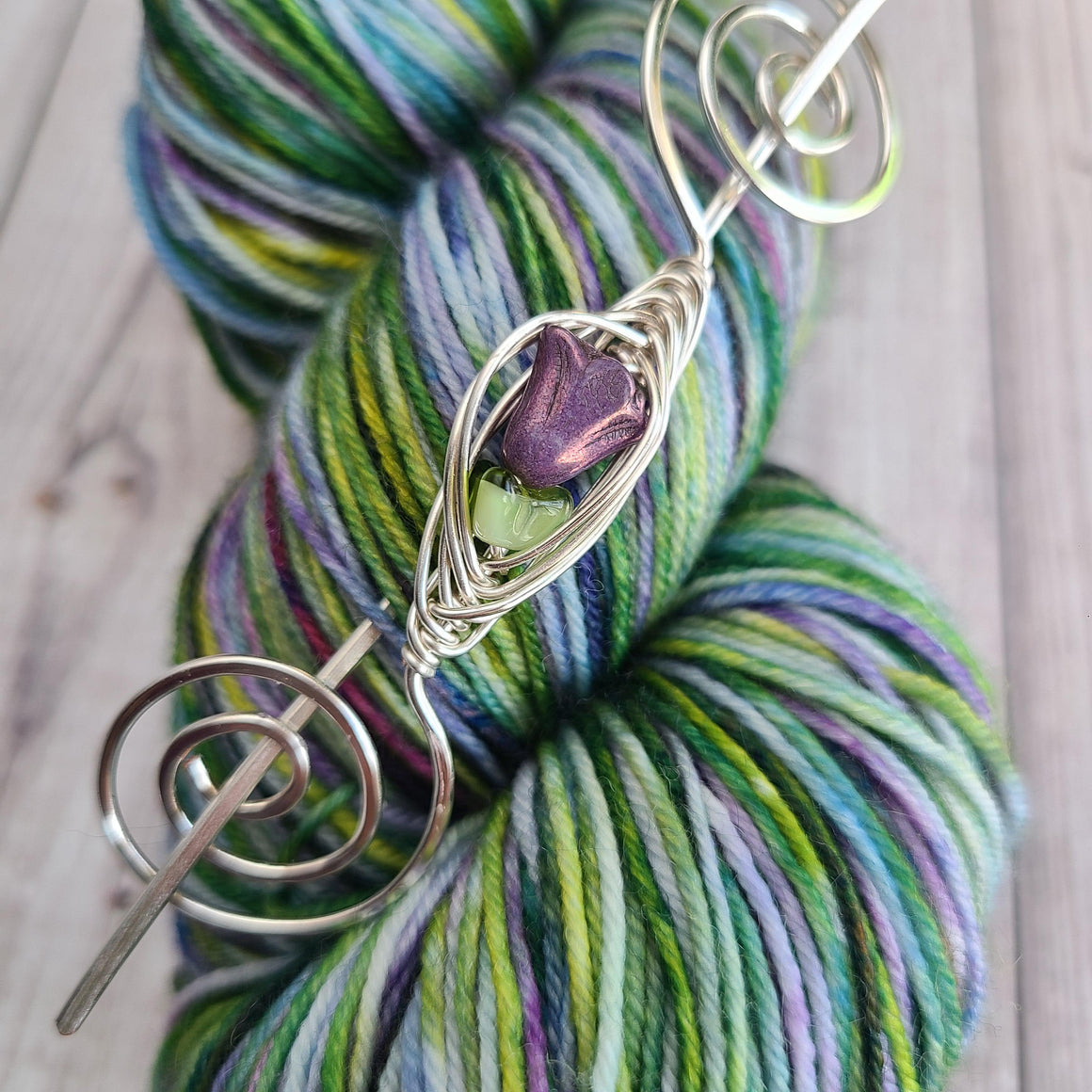 Crocus Shawl Pin- Limited Edition Noteworthy-Shawl Pin-Crafty Flutterby Creations