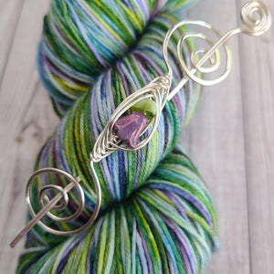 Crocus Shawl Pin- Limited Edition Noteworthy-Shawl Pin-Crafty Flutterby Creations