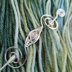 Flower Mini Shawl Pin-Shawl Pin-Crafty Flutterby Creations