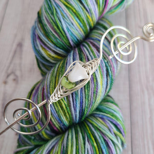 Snowdrop Shawl Pin- Limited Edition Noteworthy-Shawl Pin-Crafty Flutterby Creations