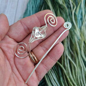 Song Bird Mini Shawl Pin-Shawl Pin-Crafty Flutterby Creations