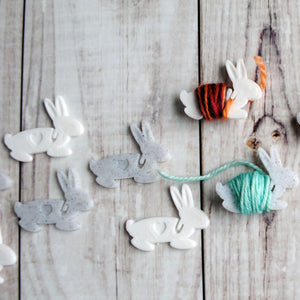 Useful Accessories, Bunny Hugs - End Minders for Knit and Crochet - Crafty Flutterby Creations
