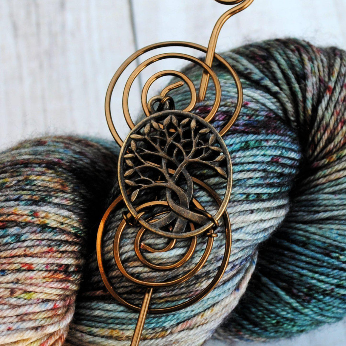 Celtic Tree of Life Shawl Pin - Charmed Silver-Shawl Pin-Crafty Flutterby Creations