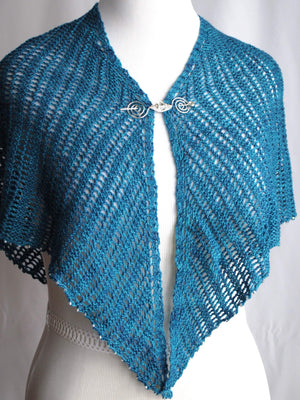 Pattern, Crystal Helix Shawl Knitting Pattern PDF Download - Crafty Flutterby Creations