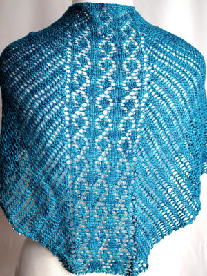 Pattern, Crystal Helix Shawl Knitting Pattern PDF Download - Crafty Flutterby Creations
