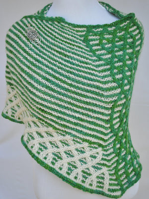 Pattern, Dunalastair Knit Shawl PDF Pattern Download - Crafty Flutterby Creations