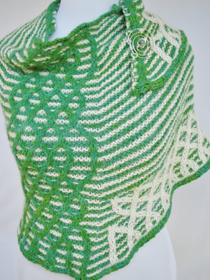 Pattern, Dunalastair Knit Shawl PDF Pattern Download - Crafty Flutterby Creations