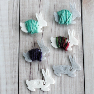 Useful Accessories, Bunny Hugs - End Minders for Knit and Crochet - Crafty Flutterby Creations