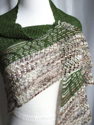 Pattern, Pendean Knit Shawl PDF Pattern Download - Crafty Flutterby Creations