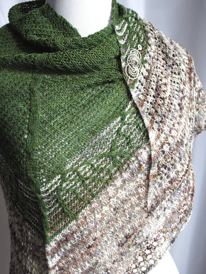 Pattern, Pendean Knit Shawl PDF Pattern Download - Crafty Flutterby Creations