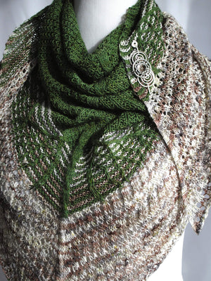 Pattern, Pendean Knit Shawl PDF Pattern Download - Crafty Flutterby Creations