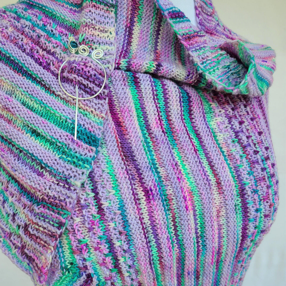 Savvy Slips PDF Knitting Pattern Download Easy Shawl-Pattern-Crafty Flutterby Creations