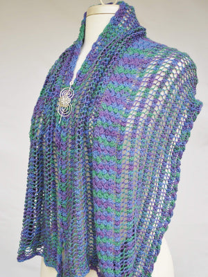 Pattern, Titchfield Knit Wrap Pattern PDF Downlaod - Crafty Flutterby Creations