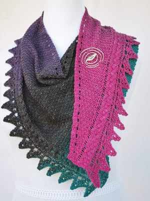 Pattern, Walderton Knit Shawl Pattern PDF Download - Crafty Flutterby Creations